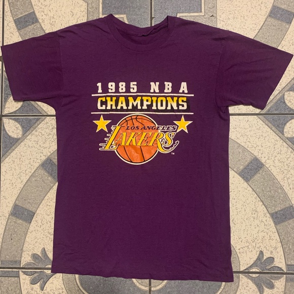 Vintage Other - Vintage ‘85 LA Lakers Championship Graphic Tee M